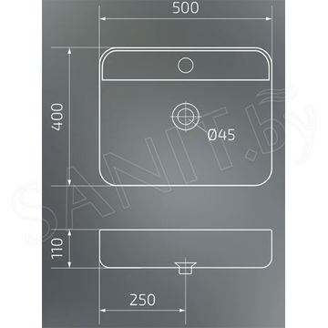 Умывальник Gid Bm9550 / Bm9660