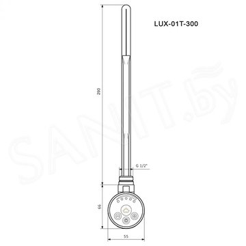 ТЭН Luxon 03M-300 300W