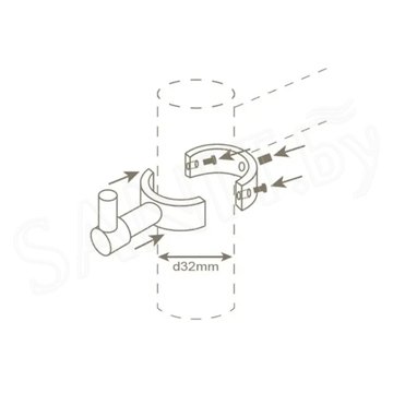 Крючок разъемный Ростела BKP01