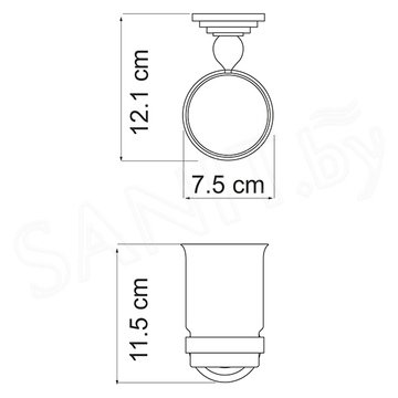 Стакан Wasserkraft Ammer K-7028