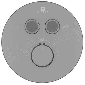 Смеситель встраиваемый Vincea VSCV-322T-MGM термостатический (2 функции)