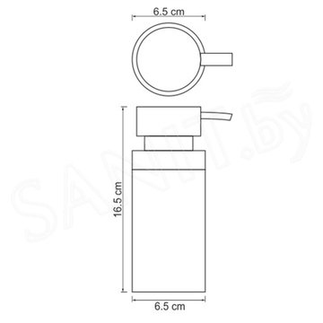 Дозатор для жидкого мыла Wasserkraft Berkel K-4999