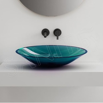 Умывальник Abber Kristall AT2812Aquamarin