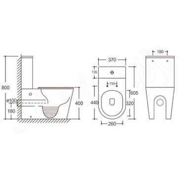 Напольный унитаз Cerutti Sella GW CT9864 безободковый