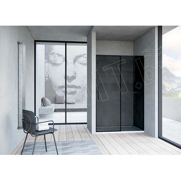 Душевая дверь Vincea Slim Soft VDS-1SS тонированная профиль черный