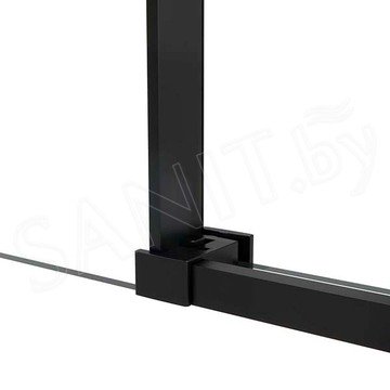 Душевая дверь Vincea Slim Soft VDS-1SS тонированная профиль черный