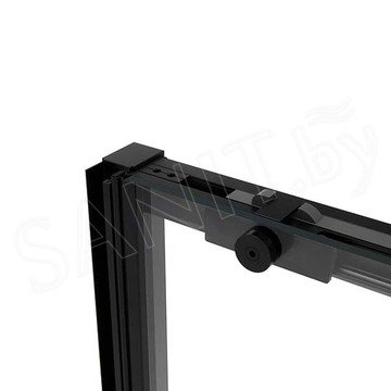 Душевая дверь Vincea Slim Soft VDS-1SS тонированная профиль черный