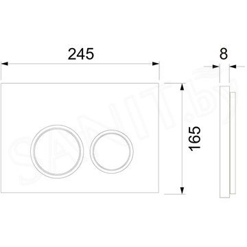 Система инсталляции для унитаза TECEspring S955101