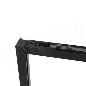 Душевой уголок Vincea Slim Soft VSR-1SS 120 тонированный профиль черный