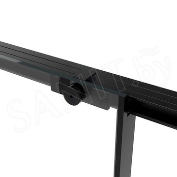 Душевой уголок Vincea Slim Soft VSR-1SS 120 тонированный профиль черный