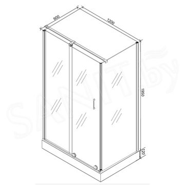 Душевой уголок Cerutti Premiata B120-8