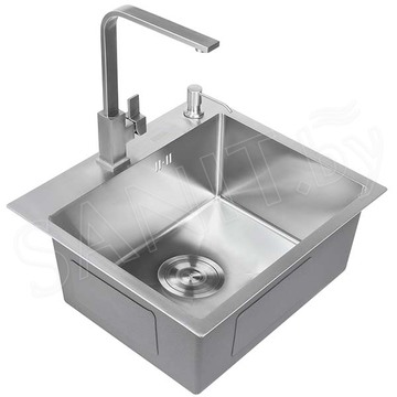 Кухонная мойка Avina HM5050 с коландером и дозатором