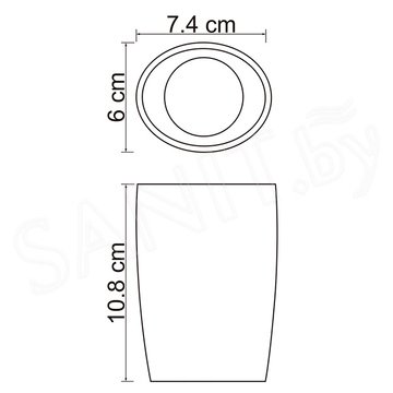 Стакан Wasserkraft Dinkel K-4628