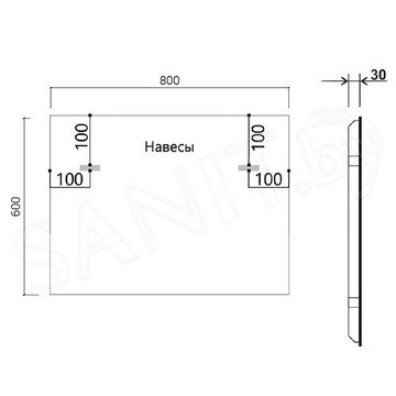 Зеркало Vincea LED VLM-3VN800 / VLM-3VN900 / VLM-3VN100 / VLM-3VN120
