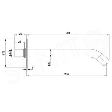 Излив Allen Brau Priority 3.0L 5.31B18-GB
