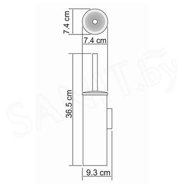 Ершик для унитаза Wasserkraft K-1087