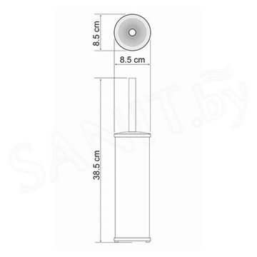 Ершик для унитаза Wasserkraft K-1127