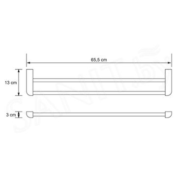 Держатель для полотенец Wasserkraft Kammel K-8340