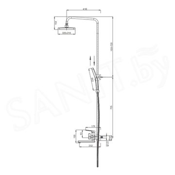 Душевая стойка Splenka S30.24