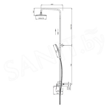 Душевая стойка Splenka S31.24