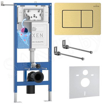 Комплект инсталляции 4 в 1 Roxen StounFix Dual Fresh 968409 с аромадозатором