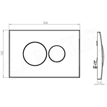 Кнопка для инсталляции Vincea Line VFP-731MG