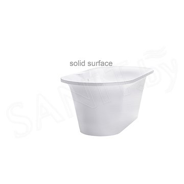 Ванна из искусственного камня Astra-form Монако Solid белая