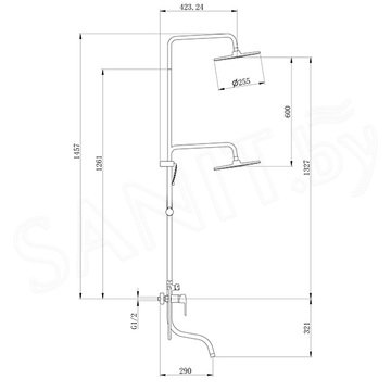 Душевая стойка Splenka S51.24