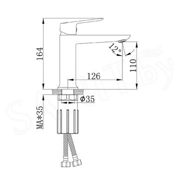 Смеситель для умывальника Splenka S41.10