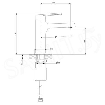 Смеситель для умывальника Splenka S50.10.06