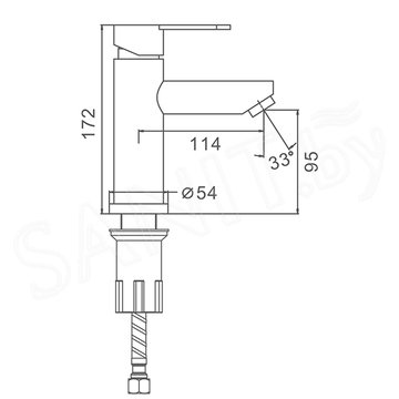 Смеситель для умывальника Splenka S223.10.05