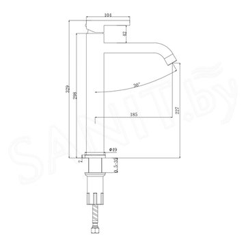 Смеситель для умывальника Splenka S221.15.05