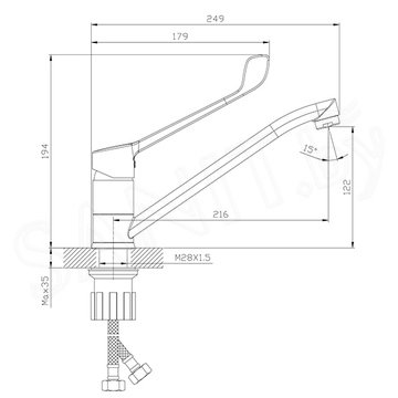 Смеситель для умывальника Splenka S08.42