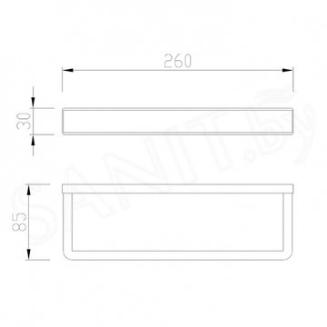 Держатель для полотенец Abber Westen AA1753G / AA1755G