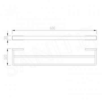 Держатель для полотенец Abber Westen AA1757