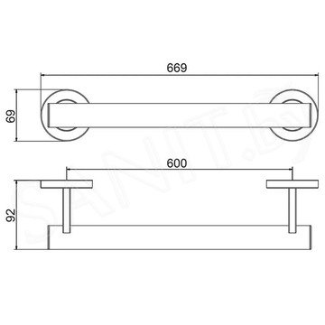 Поручень Gappo G8106