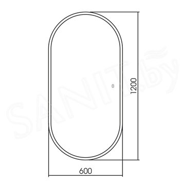 Зеркало Abber See AG6113SMult