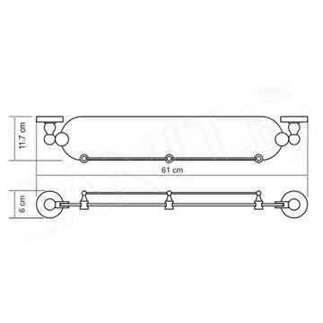 Полка Wasserkraft Nau K-7744