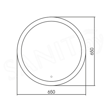 Зеркало Abber Mond AG6202S-0.65 / AG6202SL-0.77