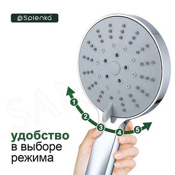 Душевая лейка Splenka S450.04