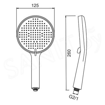 Душевая лейка Splenka S450.50.06