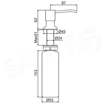 Дозатор для моющих средств Splenka S710.01