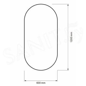 Зеркало Abber Immer Offen AG6401B