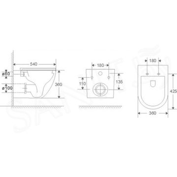 Подвесной унитаз AV Engineering Comfort X3 AVWHR203X3