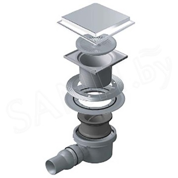 Душевой трап Pestan Confluo Standart Plate 1 2 in 1 with flange