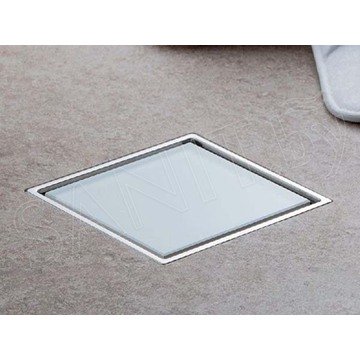 Душевой трап Pestan Confluo Dry 8 White Glass with flange