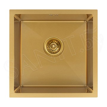 Кухонная мойка Arfeka Eco AR 45 Gold PVD Nano квадратная