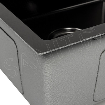 Кухонная мойка Arfeka Eco AR 45 Black PVD Nano Decor / Black PVD Decor Millet Grains