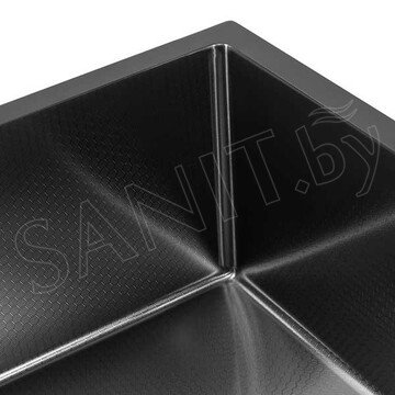 Кухонная мойка Arfeka Eco AR 45 Black PVD Nano Decor / Black PVD Decor Millet Grains