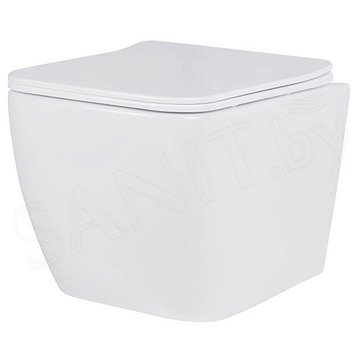 Комплект инсталляции TECEbase kit 9400401 с кнопкой Tecenow 9240402 и унитазом Roxen Cube 530135-01